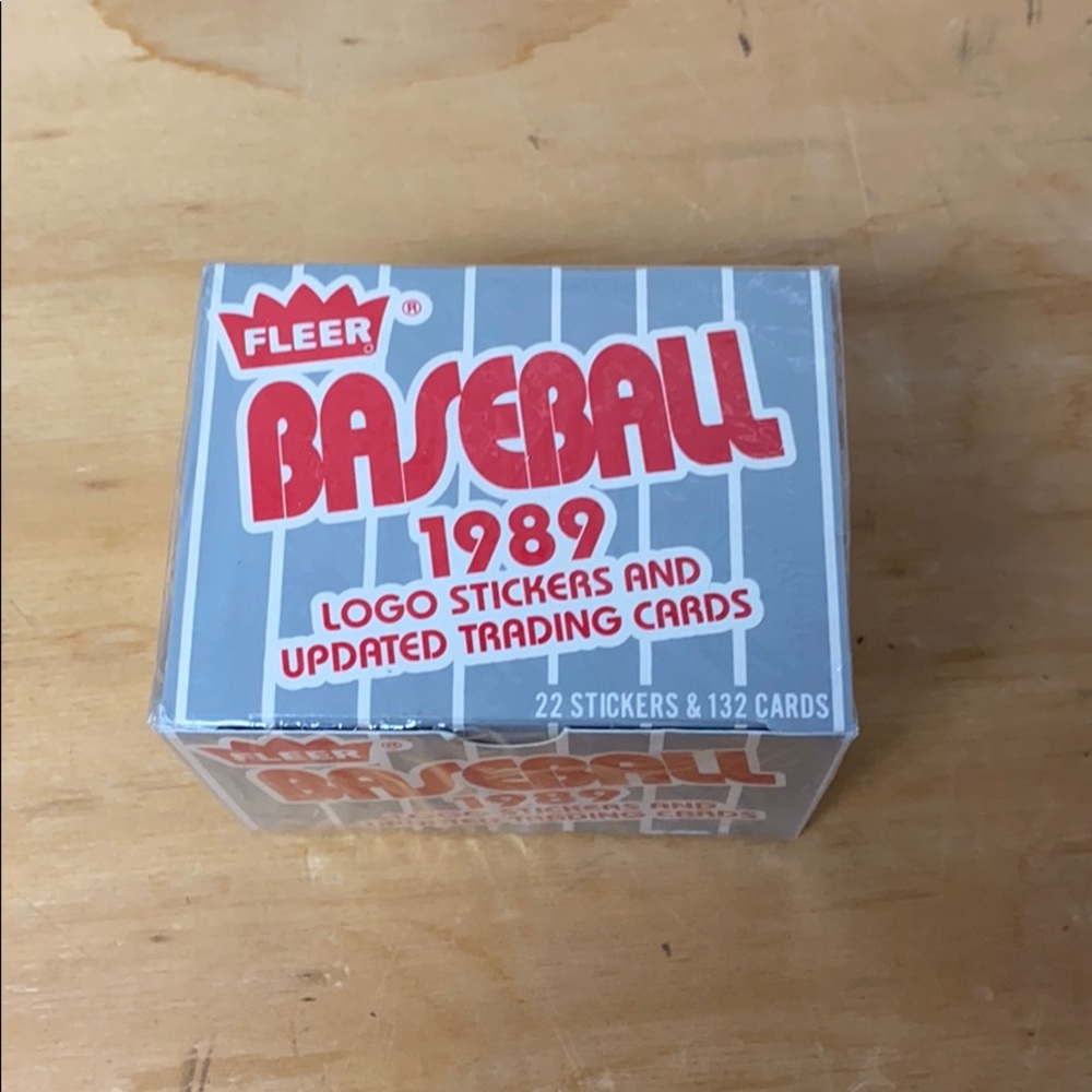 COPY - COPY - 1989 sealed fleer baseball updated trading set